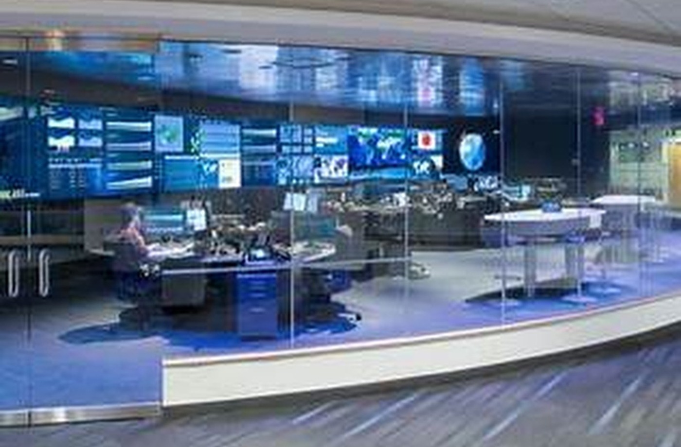 Operations and network monitoring room representing complex operating risk